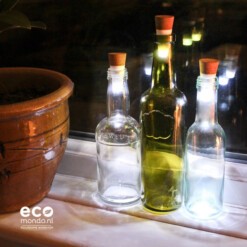 fles met lamp