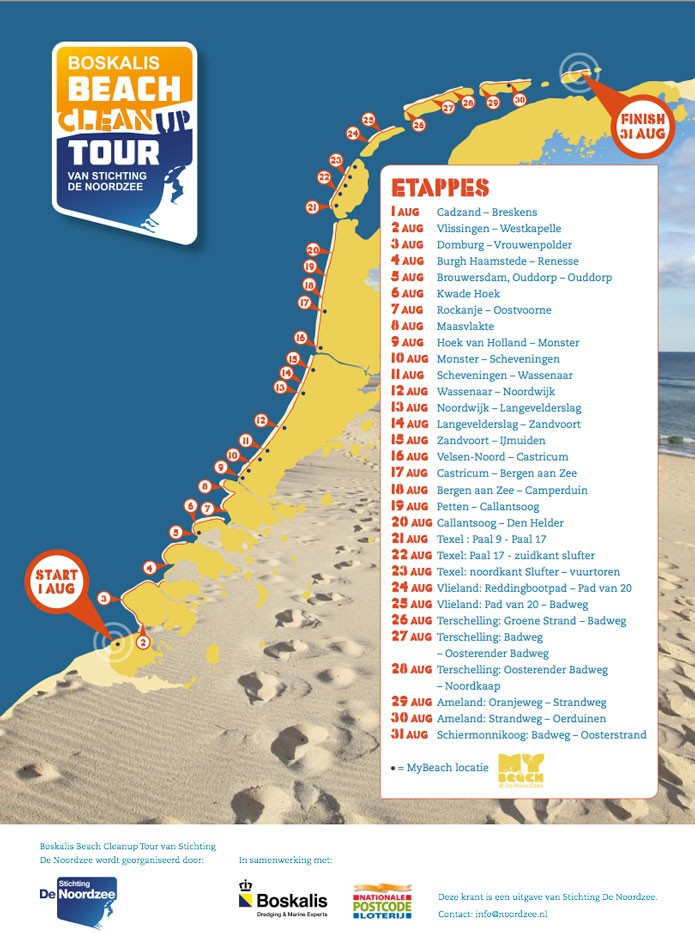noordzee beach clean up 2014