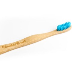 bamboe tandenborstel blauw