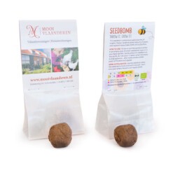 zaadbom met logo relatiegeschenk