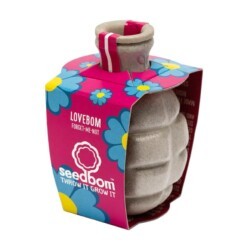 seedbom lovebom - zaadbom vergeet-me-nietjes