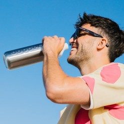 dopper liter fles