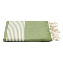 reishanddoek en hamamdoek groen