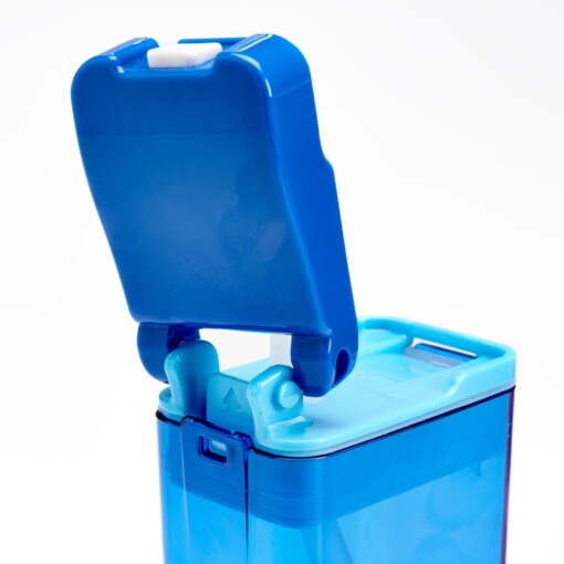 drink in de box herbruikbaar drinkpakje blauw achterkant