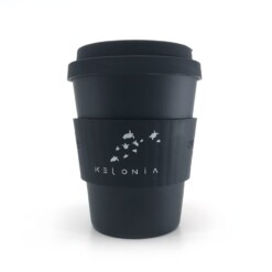 herbruikbare koffiebeker ecoffee cup kelonia logo