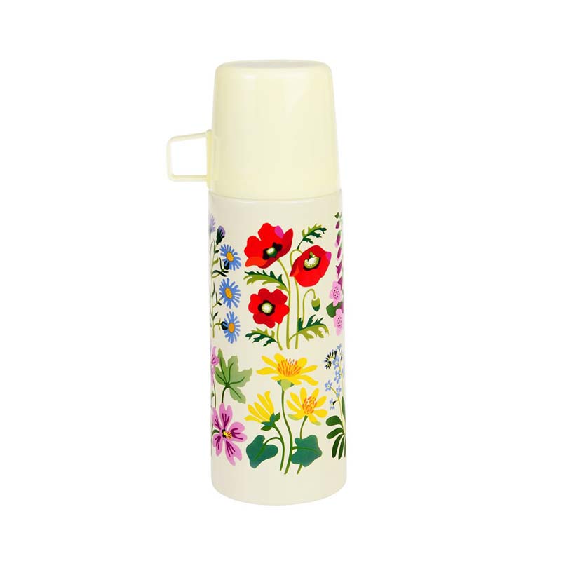 thermomsfles met beker wildflowers