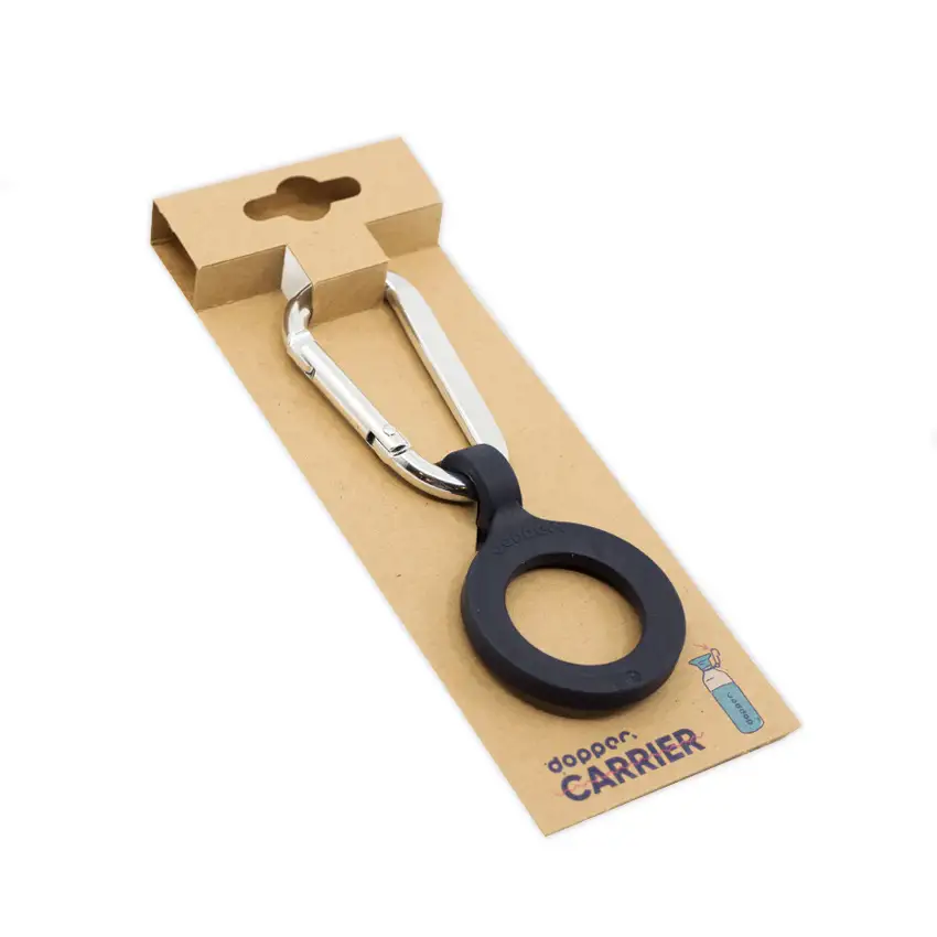 dopper carrier, karabijnhaak