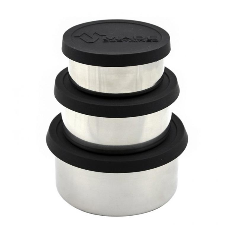 made sustained rvs lekrvije doosjes set zwart