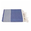 Happy Towels Hamamdoek, badhanddoek, saunahanddoek, extra lang en zacht geweven, 210 cm x 95 cm, 60% bamboeviscose en 40% katoen, fairtrade (geel en wit, 1