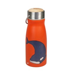the zoo thermos fles orka rood
