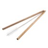 ecoffee cup straw copper rose