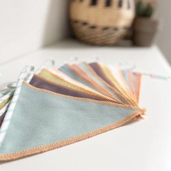 pastel-Stoffen-vlaggenlijn
