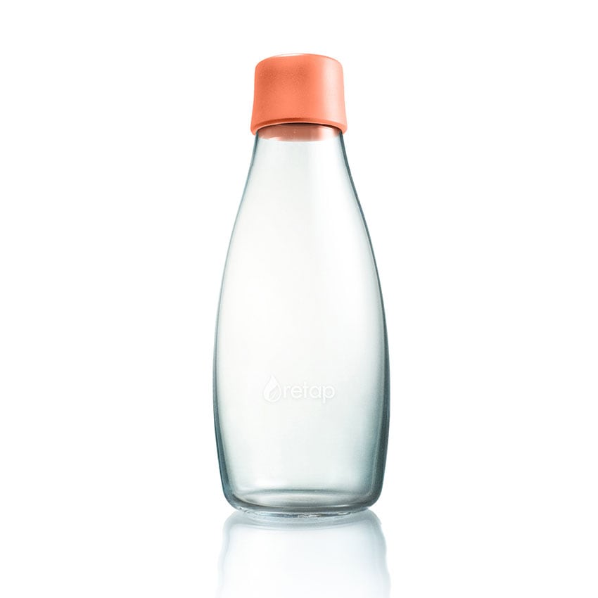 retap waterfles peach