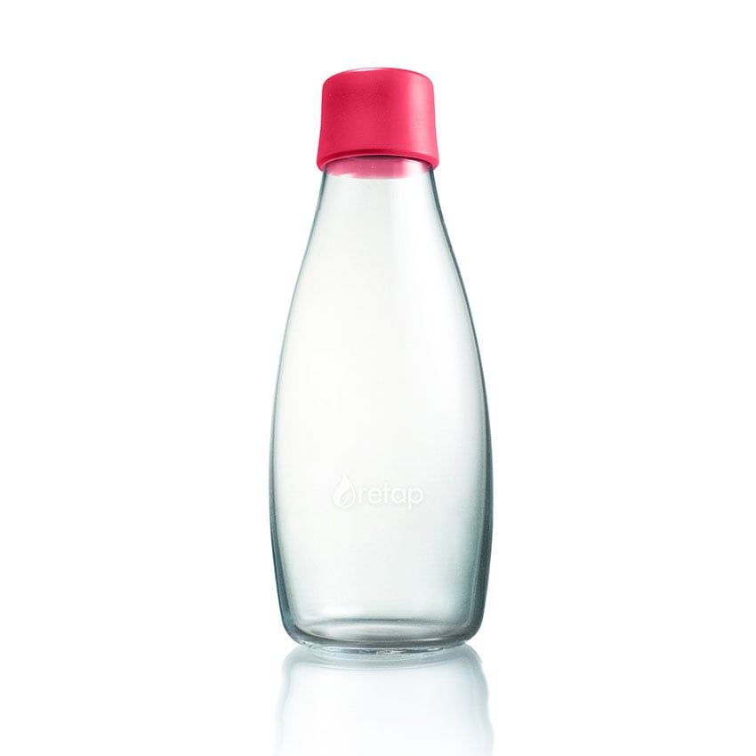retap waterfles raspberry red
