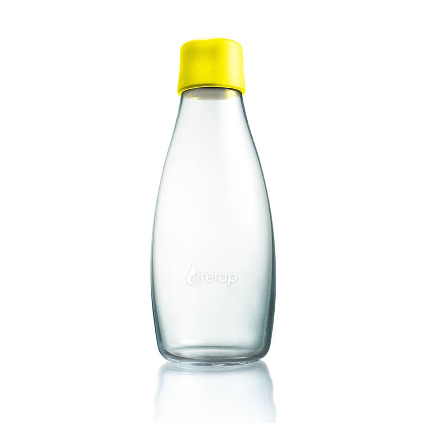 retap waterfles yellow