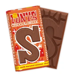 chocoladeletter karamel zeezout s