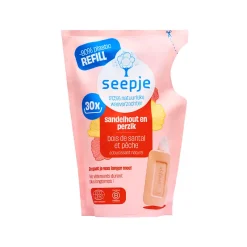 seepje wasverzachter navul sandelhout perzik