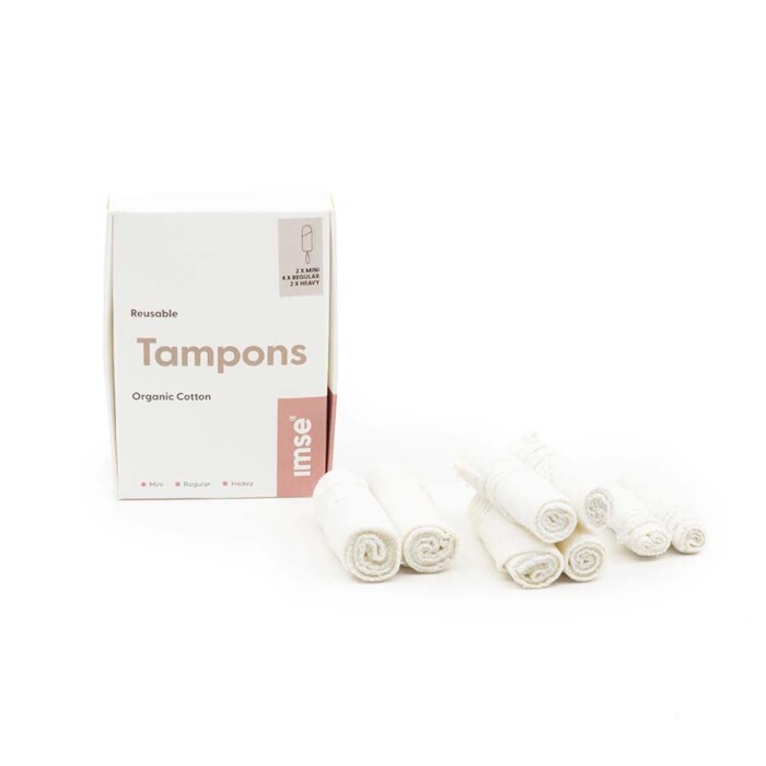ImseVimse Herbruikbare Tampons 100 Biokatoen