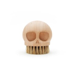 skull brush houten afwasborstel
