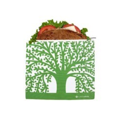 lunchskins sandwich bag zipper green tree