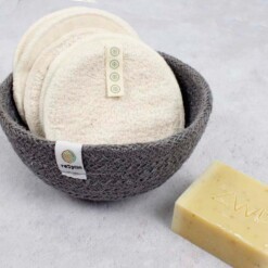 a slice of green herbruikbare wattenschijfjes