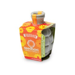 firebom seedbom - zaadbom rode bloemen