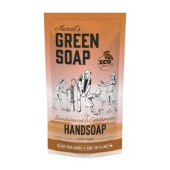 marcels green soap handzeep navulzak sandekhout