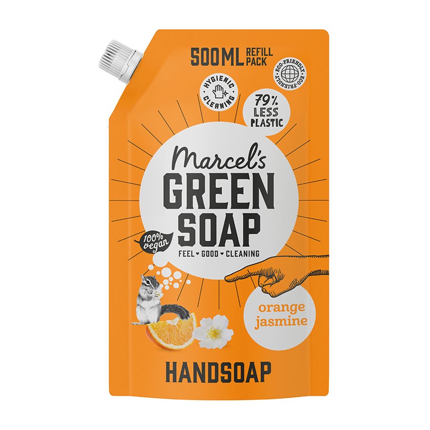 Navulzak Handzeep Marcel's Green Soap - Afbeelding 2