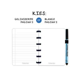 correctbook A6 blanco of gelijnd