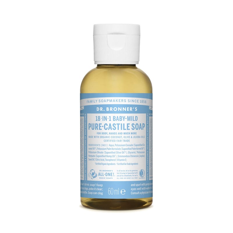dr bronner pure castile zeep mild baby
