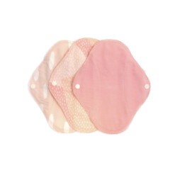 imse vimse wasbaar maandverband pink sprinkle inlegkruisje