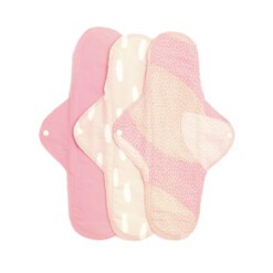imse vimse wasbaar maandverband pink sprinkle nacht