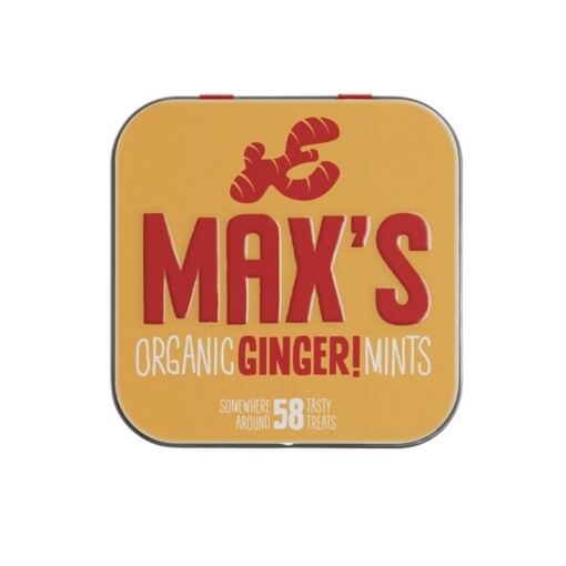 max's organic mints ginger