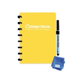 correctbook gelijnd a5 geel