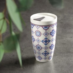 villeroy boch to go beker indigo