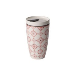 villeroy boch to go beker rose