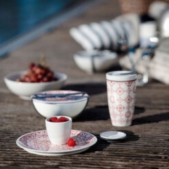 villeroy boch to go beker rose