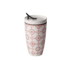 villeroy boch to go beker rose