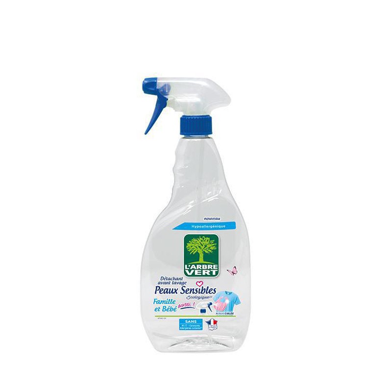 ontvlekker spray gevoleige huid arbre vert