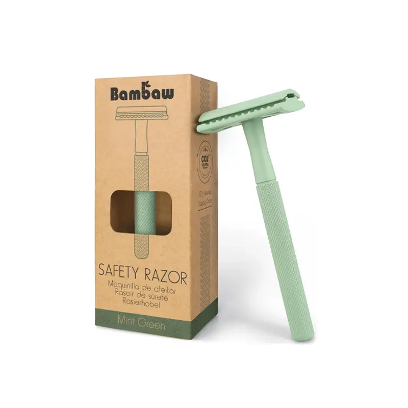 bambaw safety razor metalen mint