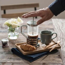 bambu dienblad van bamboe