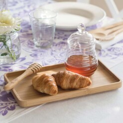 bambu dienblad van bamboe