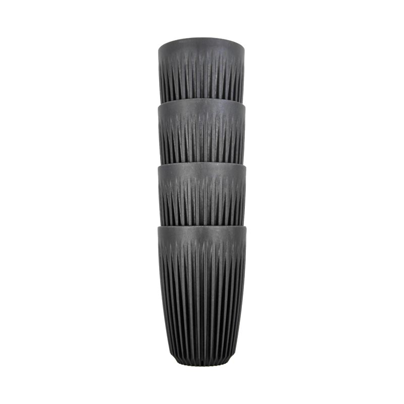 huskeecup large set 4 charcoal