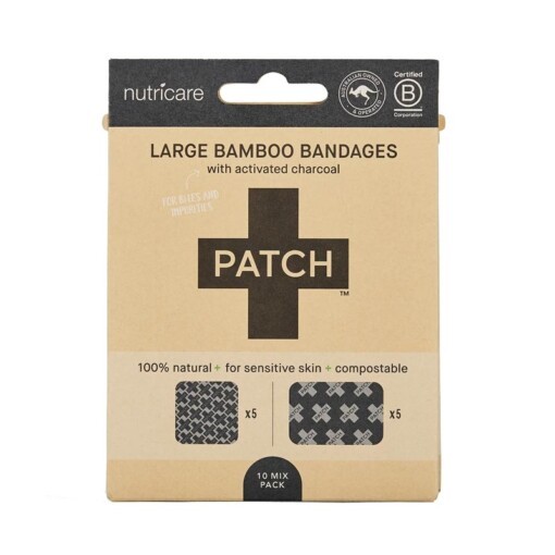patch pleister groot charcoal