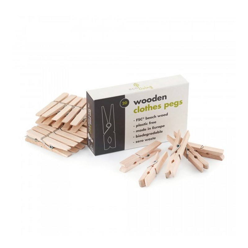 ecoliving houten wasknijpers