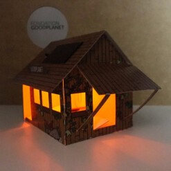 bouwpakket met zonnepaneel en lampje