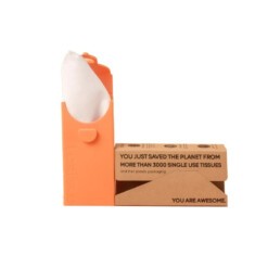 the last tissue herbruikbare zakdoekjes peach