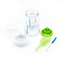 Dr-Browns Brede halsfles 150ml glas