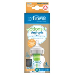 Dr-Browns Brede halsfles 270ml glas