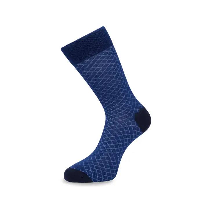 healthy seas socks model pollock, blauwe sok